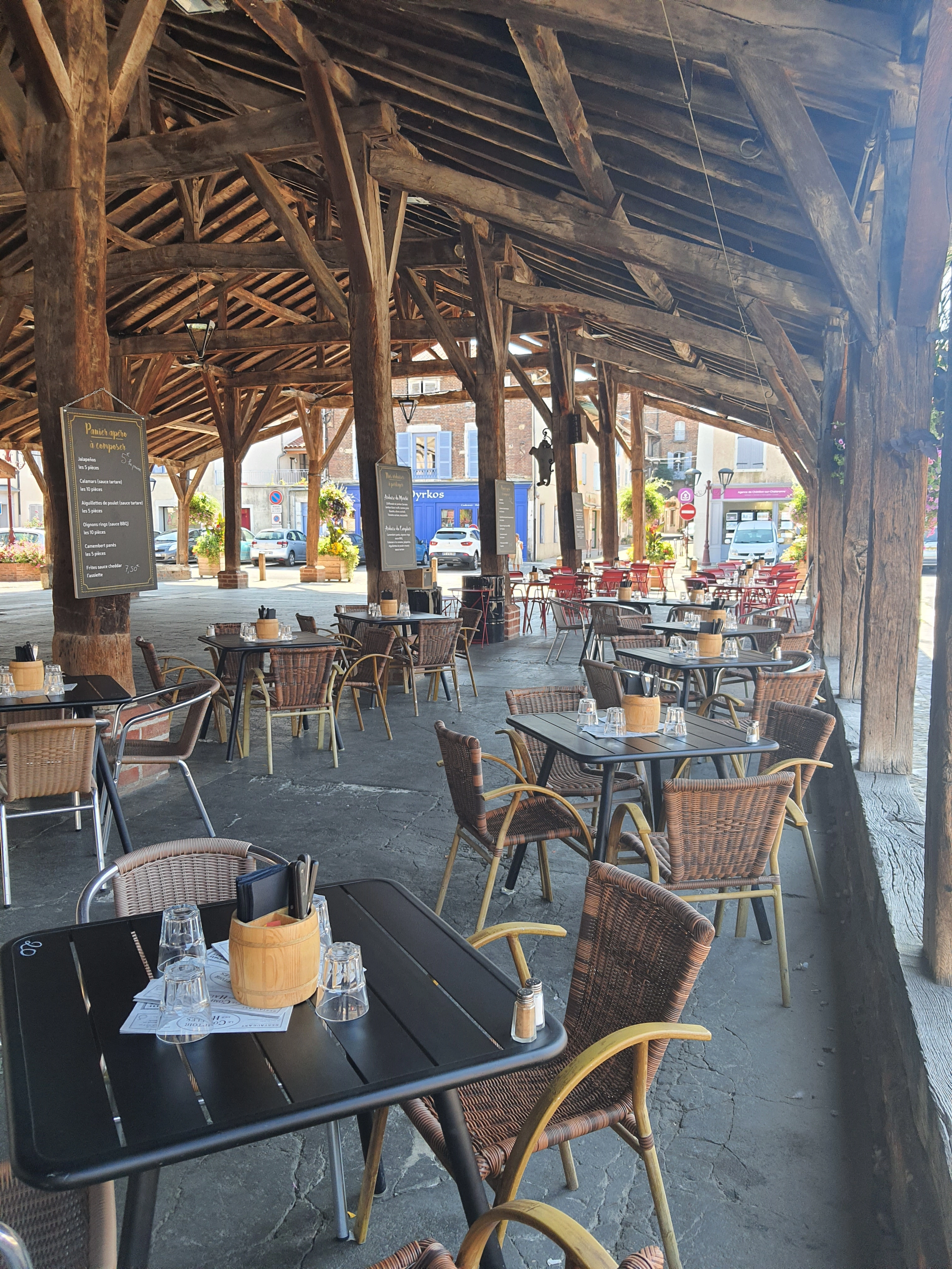 terrasse du restaurant Le comptoir des halles